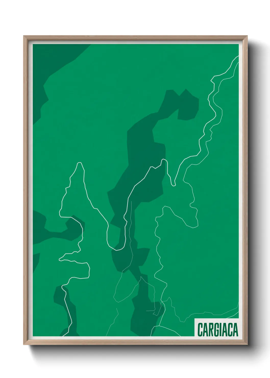 Une affiche de carte sur Cargiaca