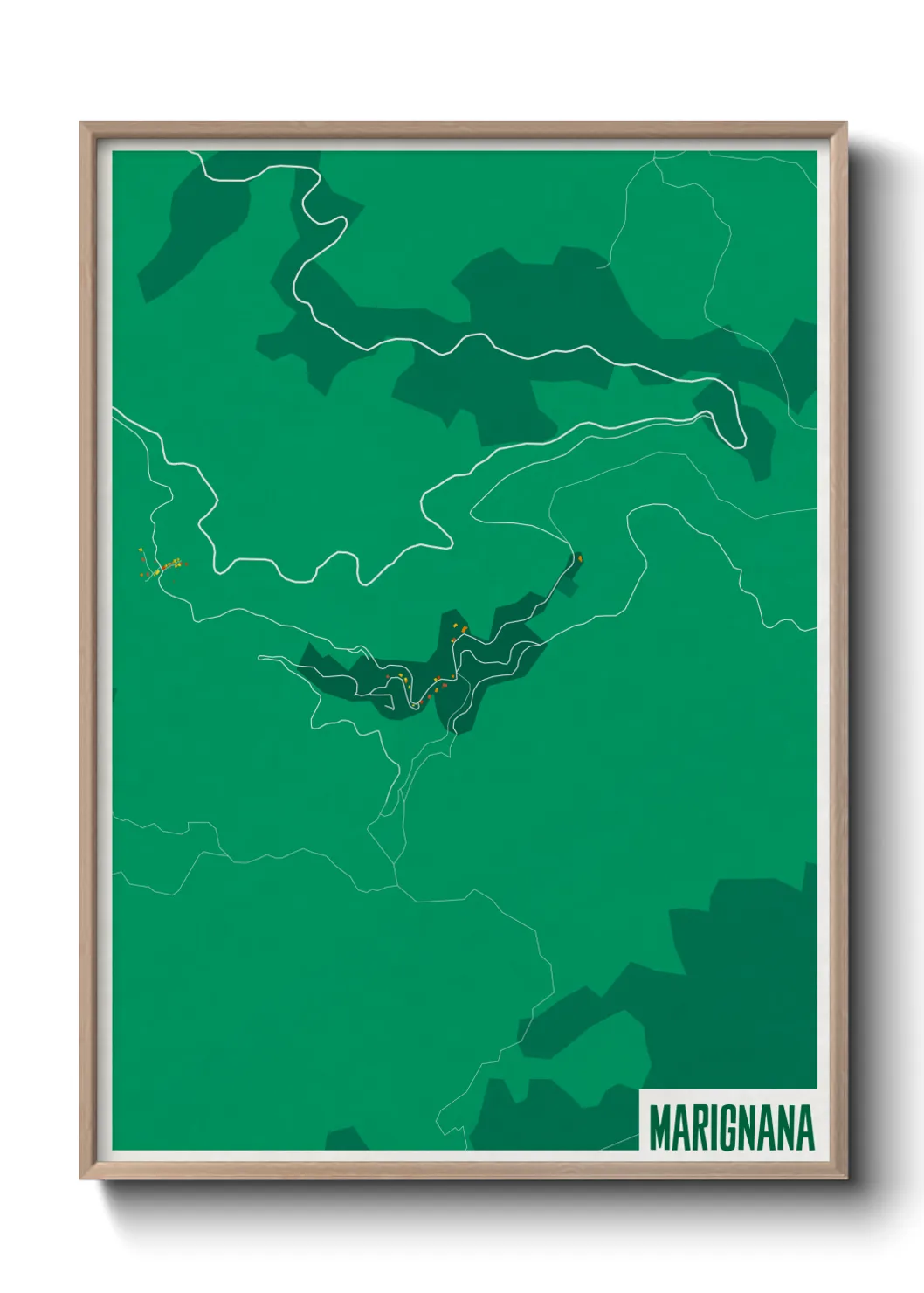 Un poster carteMarignana