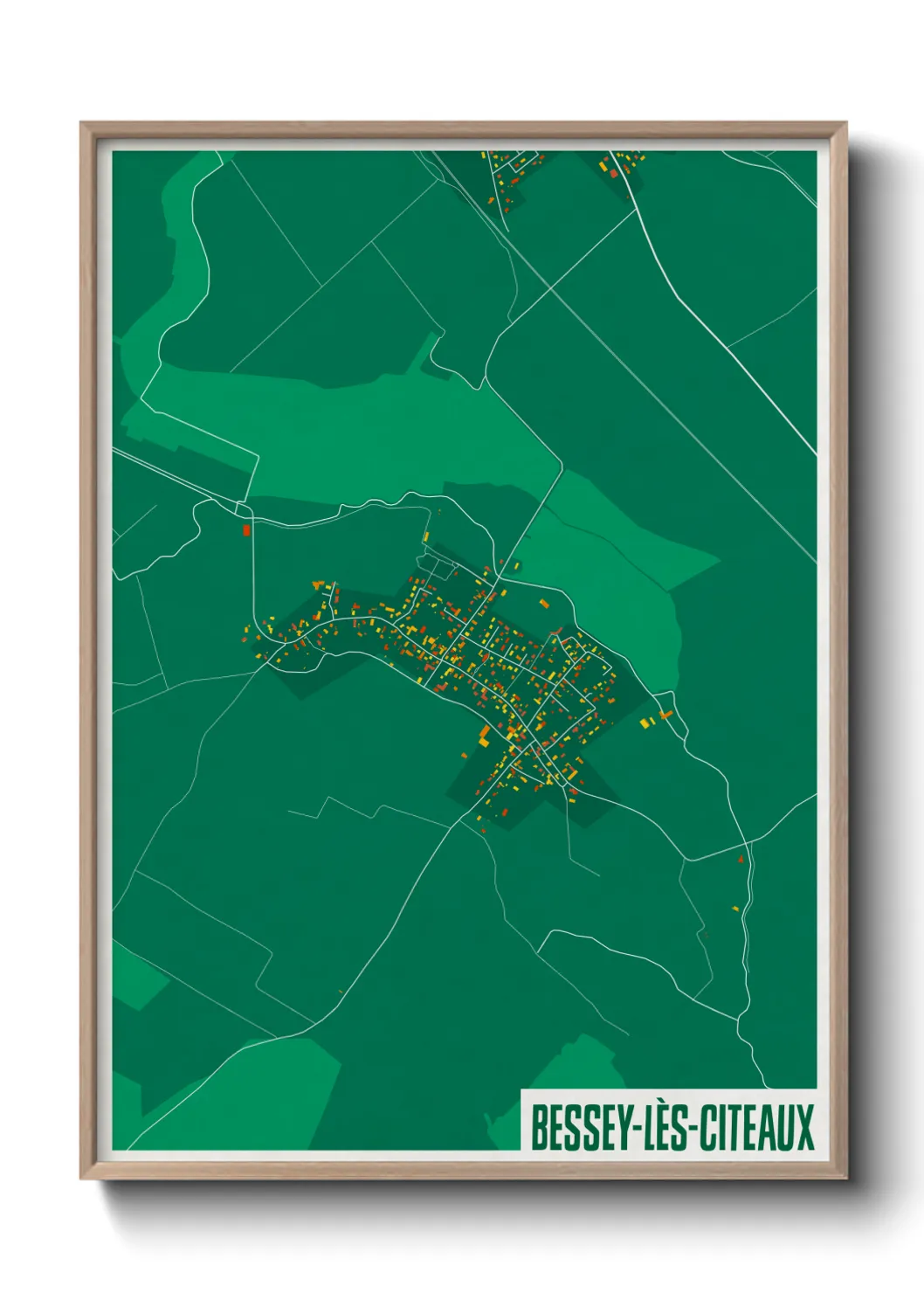 Un poster carteBessey-lès-Citeaux