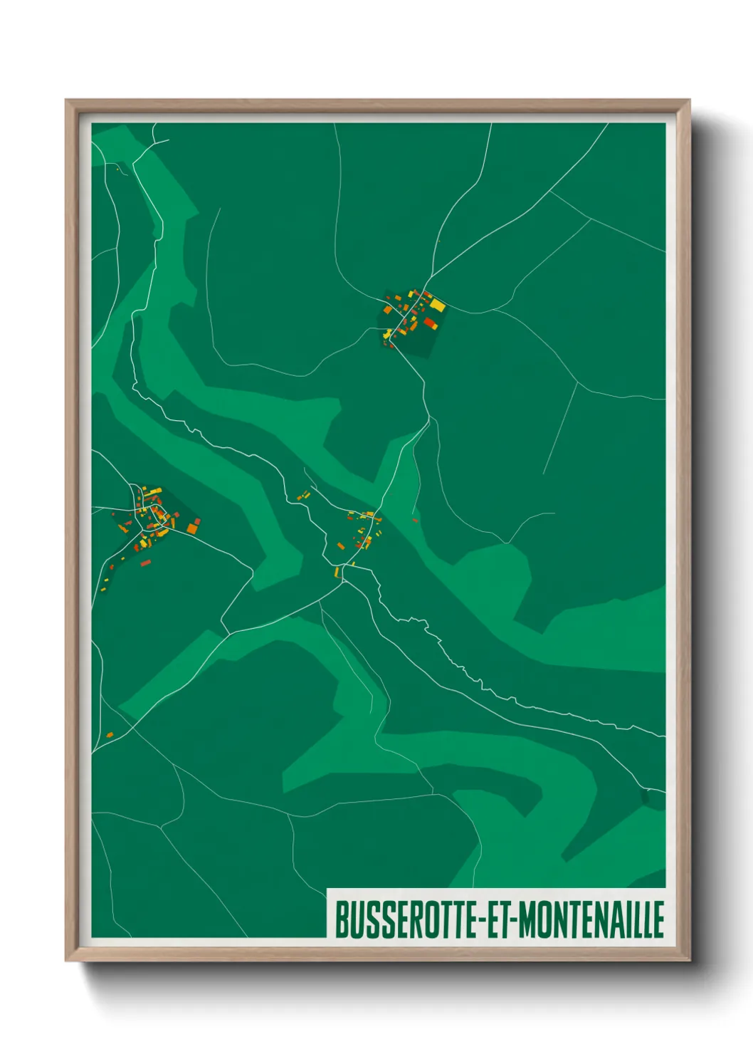 Un poster carteBusserotte-et-Montenaille