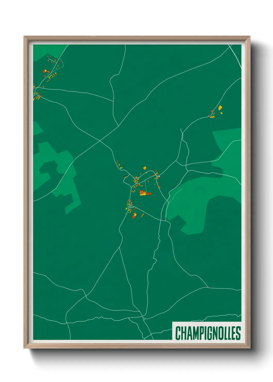Un poster carteChampignolles