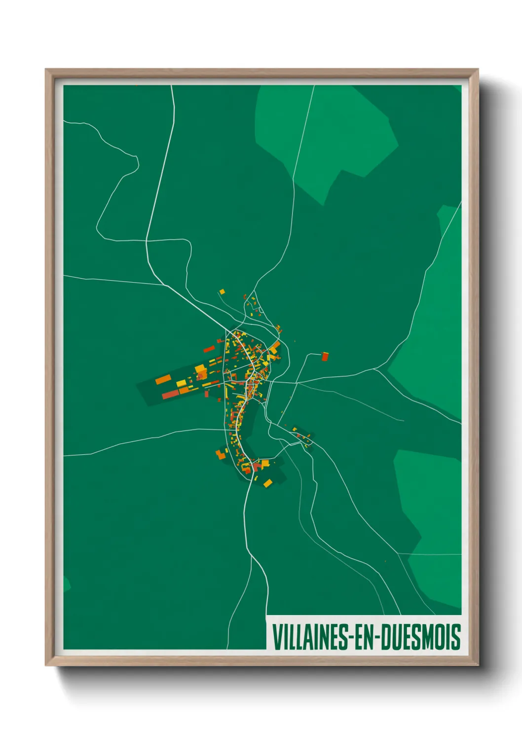 Un poster carteVillaines-en-Duesmois