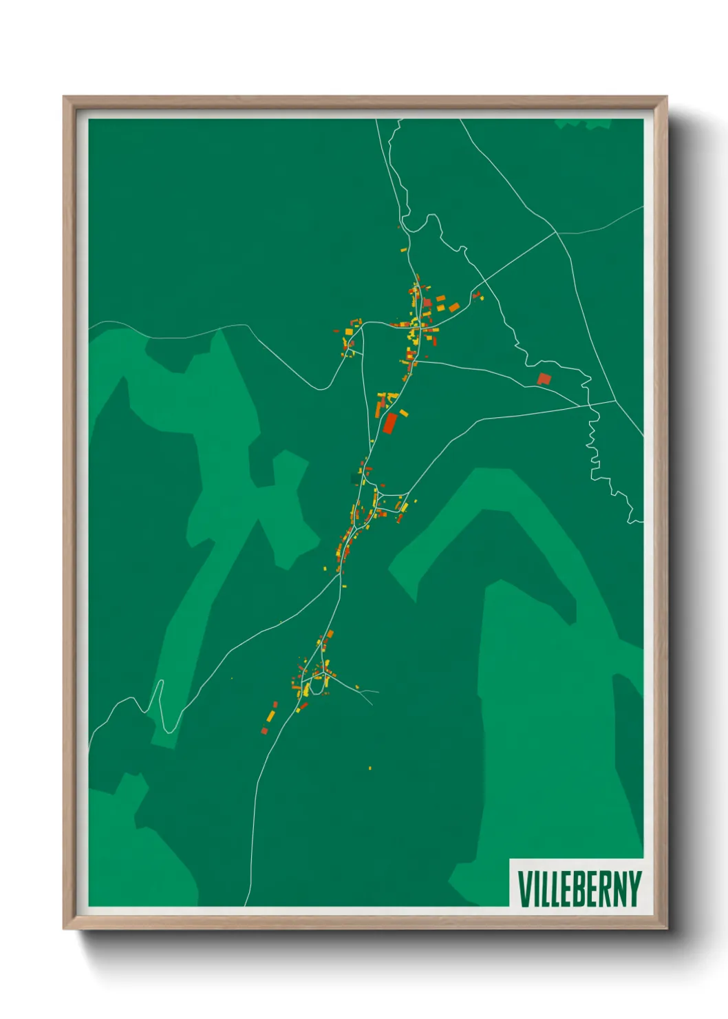 Un poster carteVilleberny