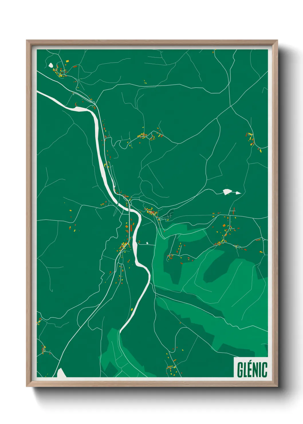 Un poster carteGlénic