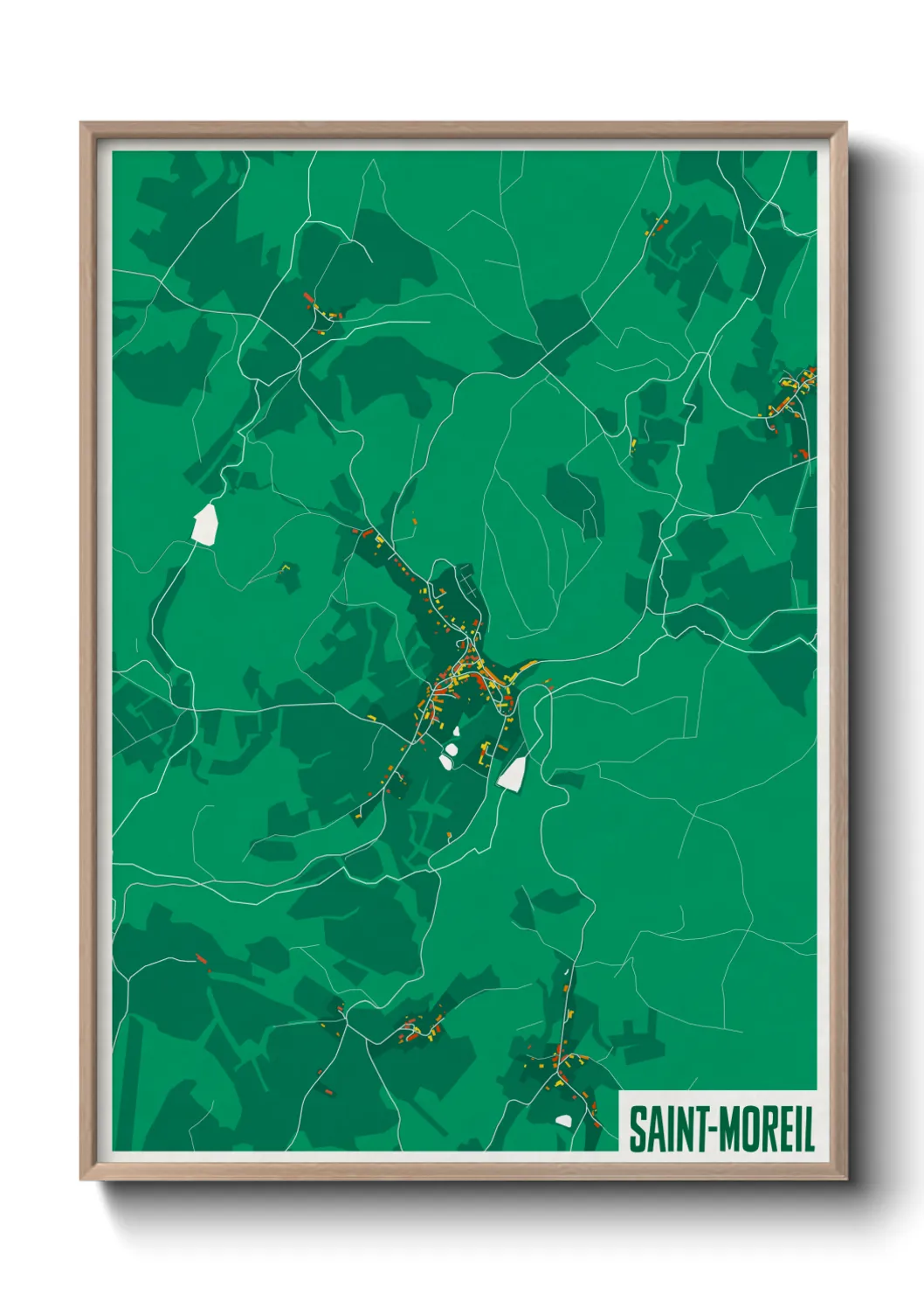 Un poster carteSaint-Moreil