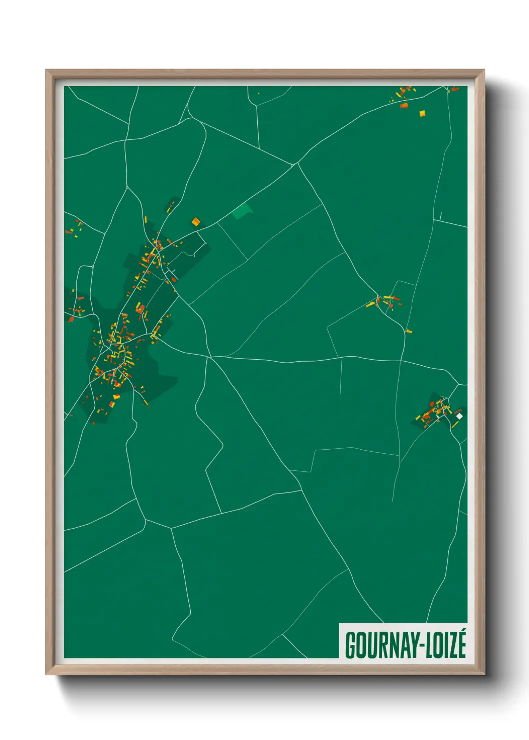 Un poster carteGournay-Loizé