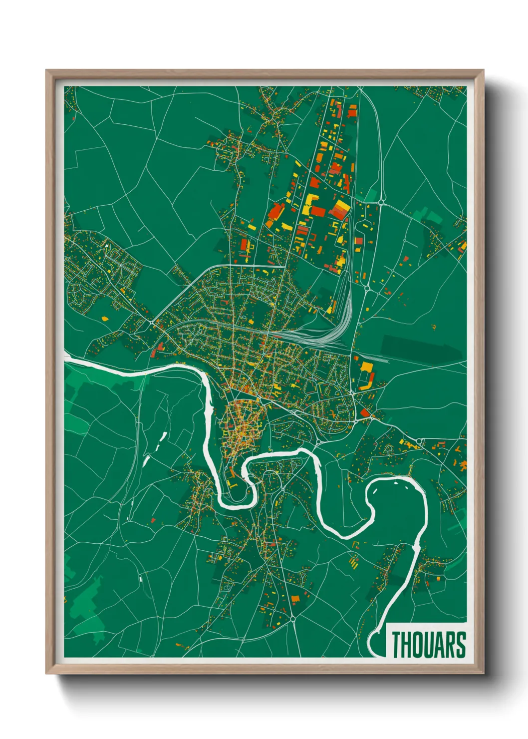 Un poster carteThouars
