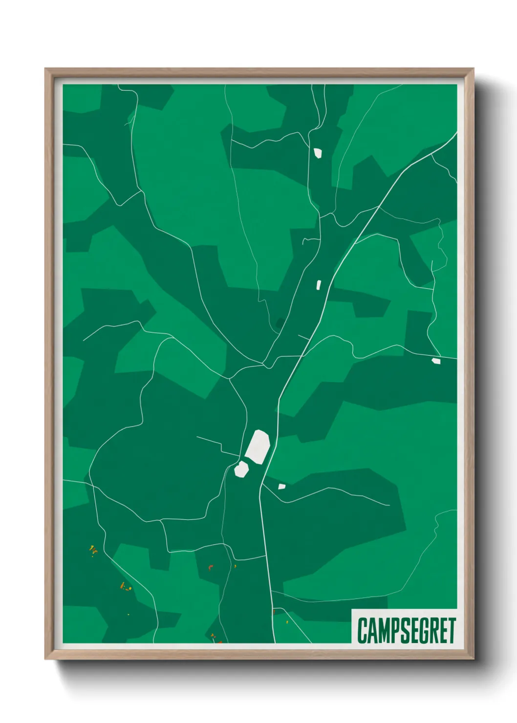 Un poster carteCampsegret