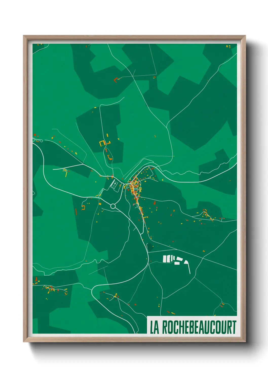 Un poster carteLa Rochebeaucourt