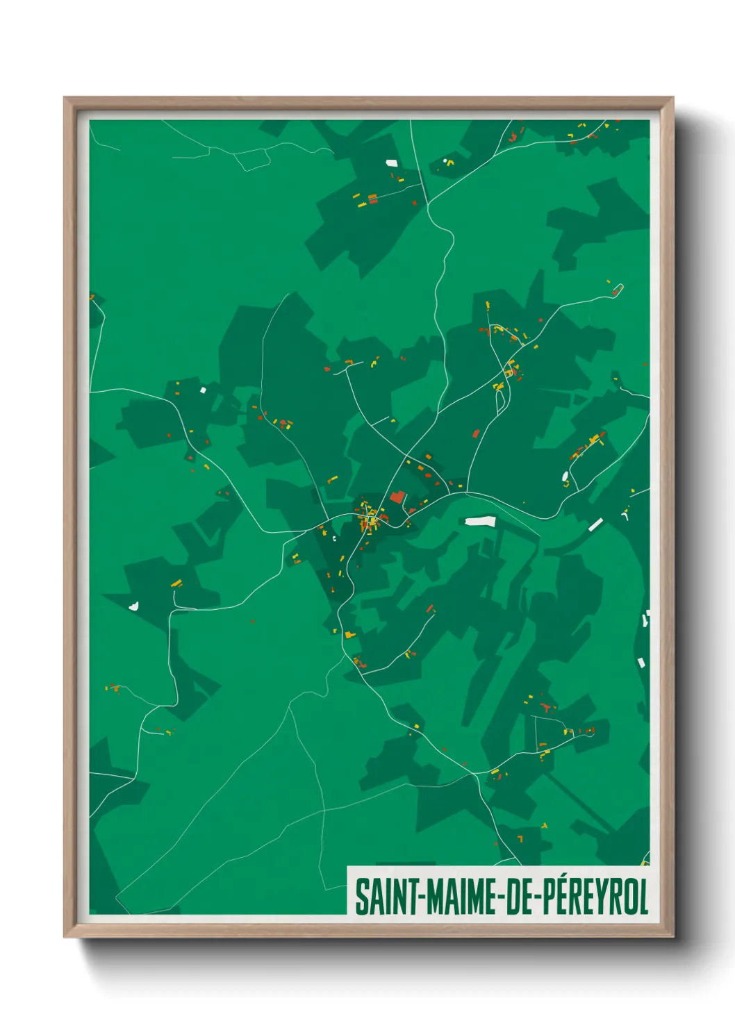 Un poster carteSaint-Maime-de-Péreyrol