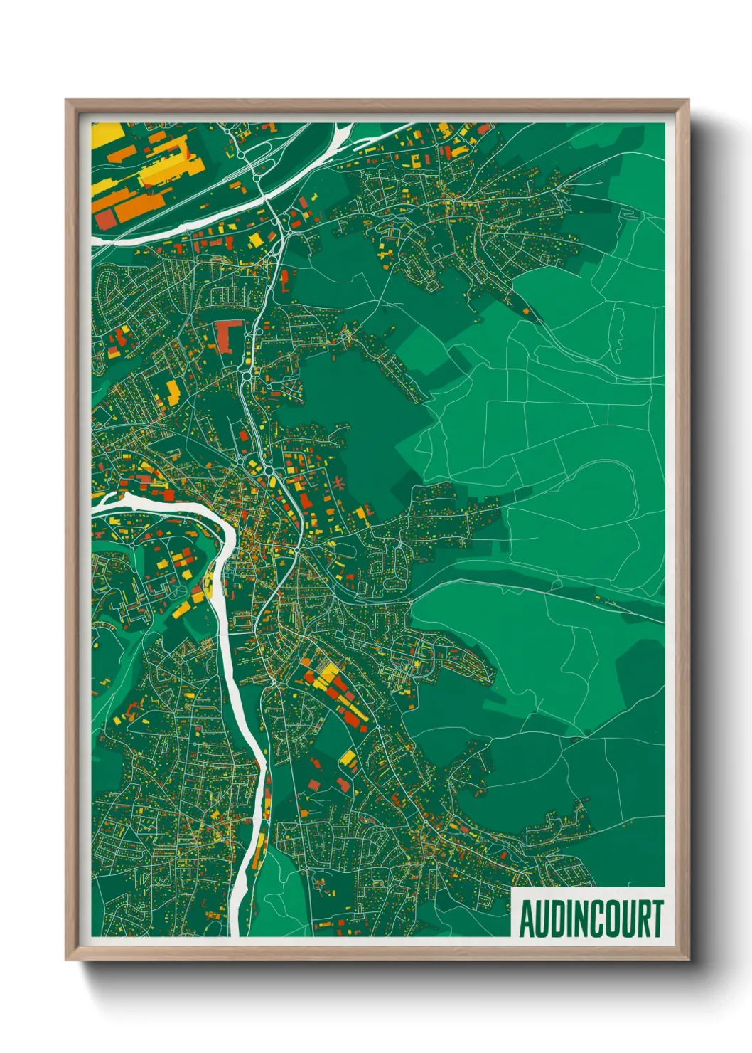 Un poster carteAudincourt