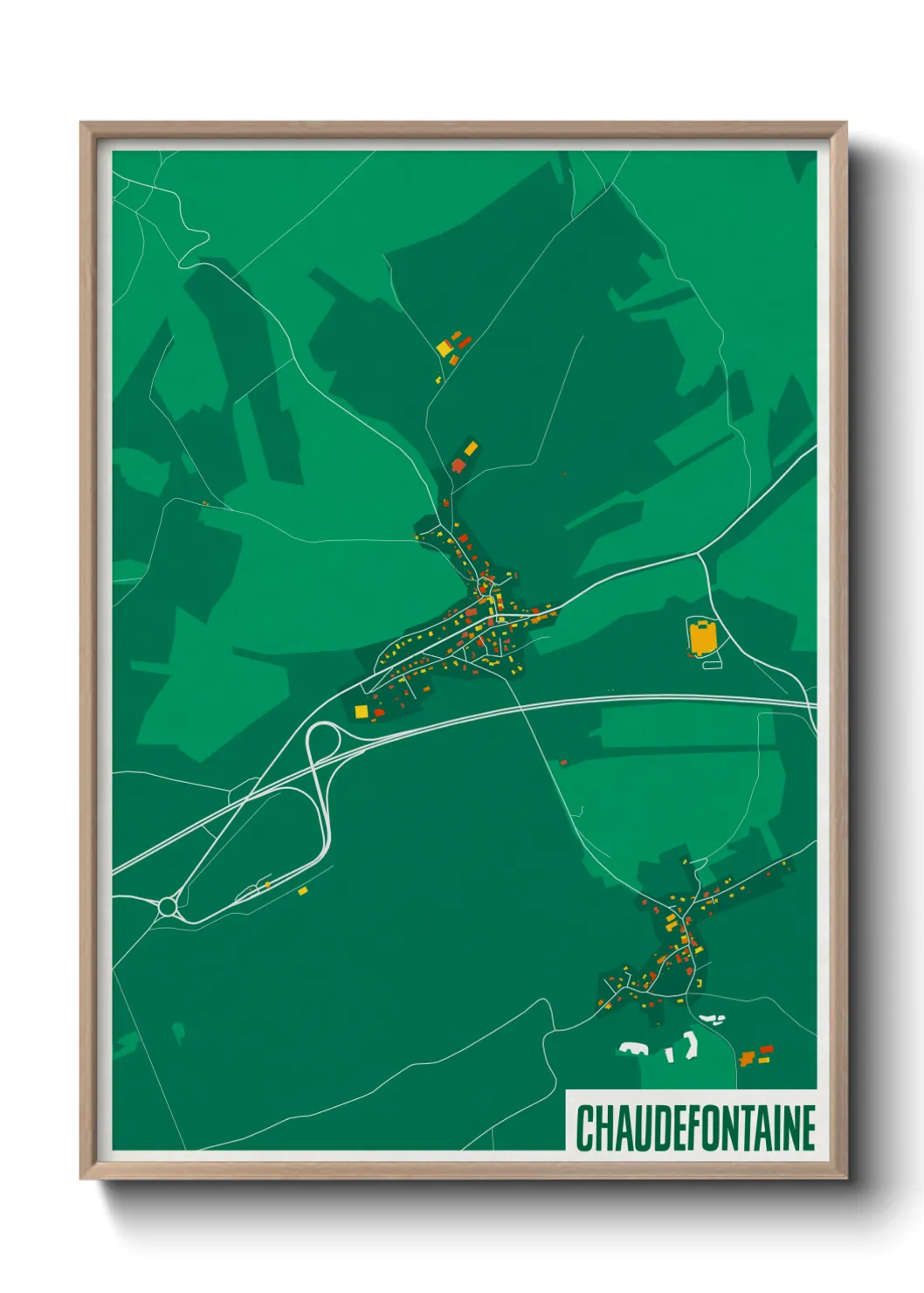 Un poster carteChaudefontaine