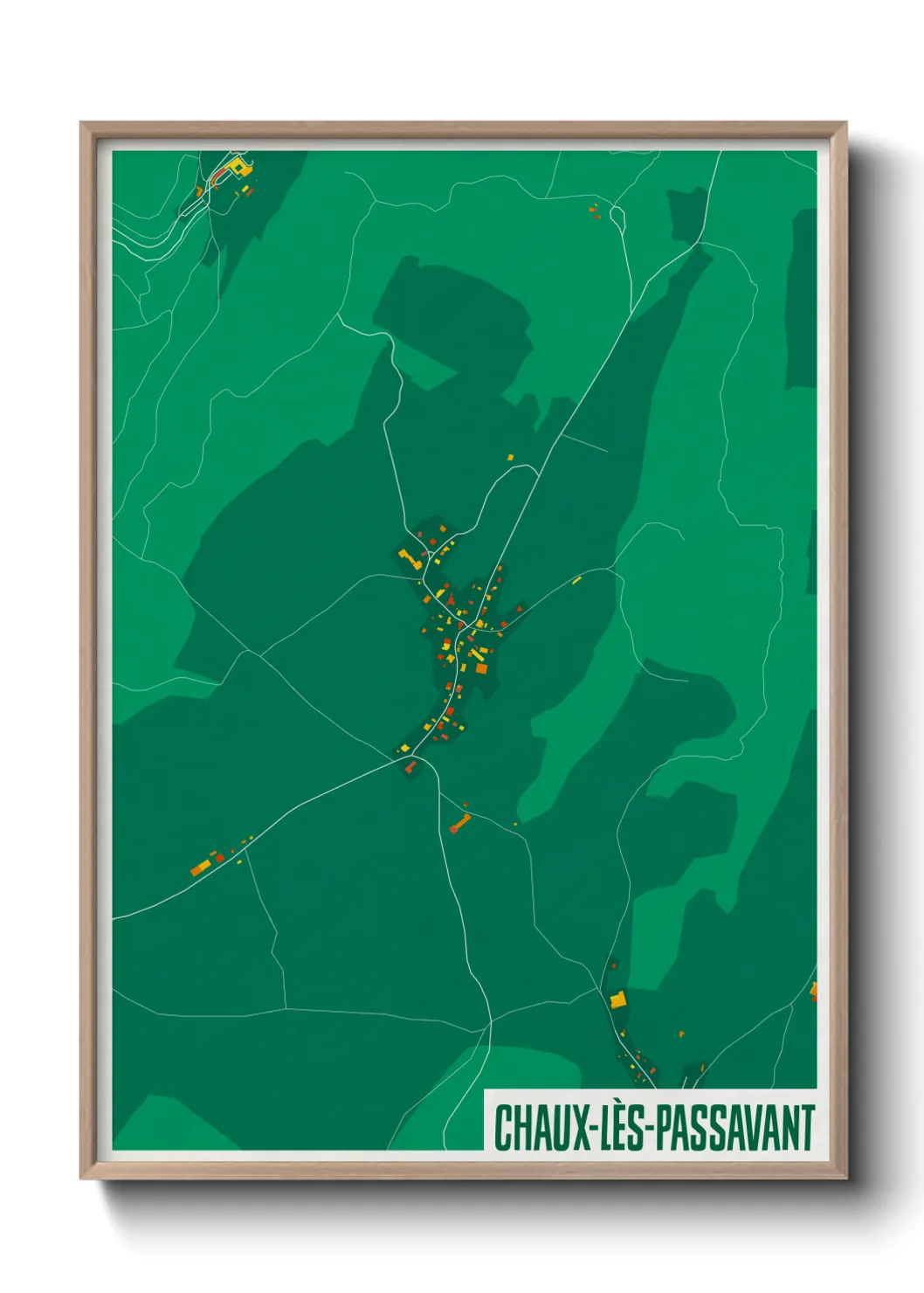 Un poster carteChaux-lès-Passavant