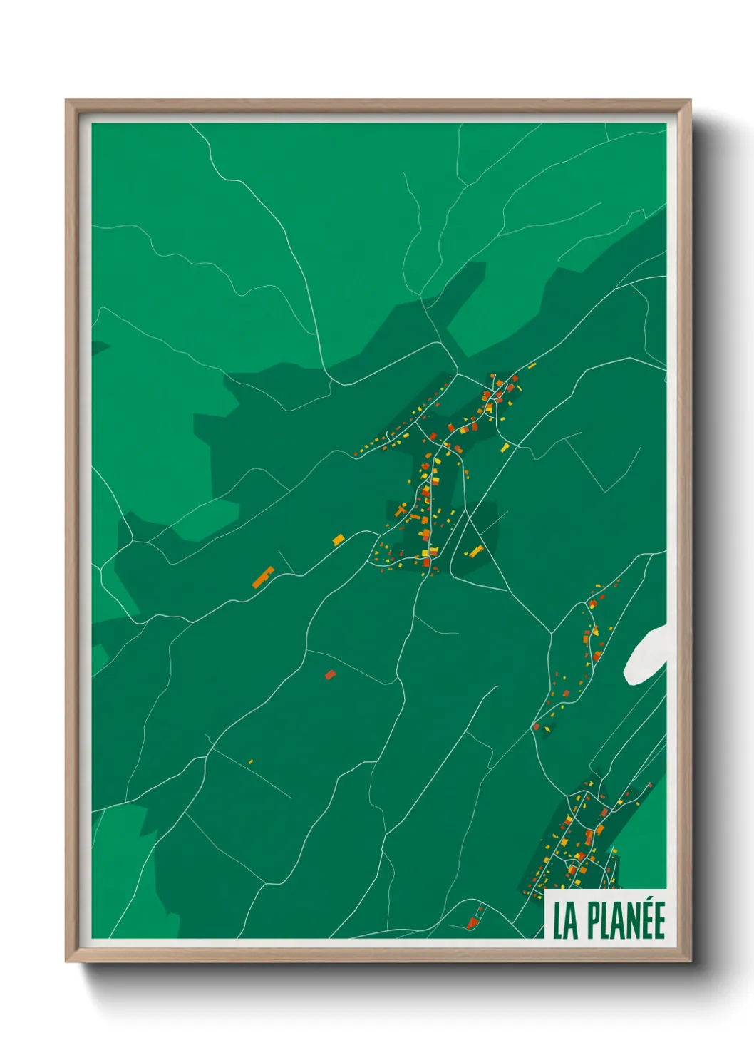 Un poster carteLa Planée