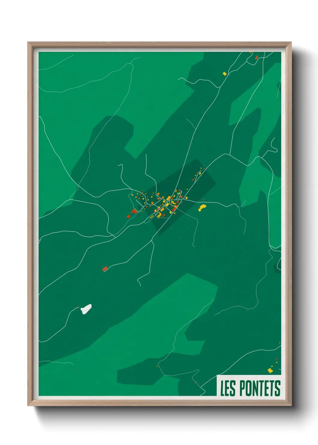 Un poster carteLes Pontets
