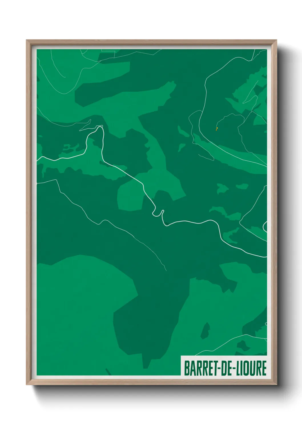 Un poster carteBarret-de-Lioure