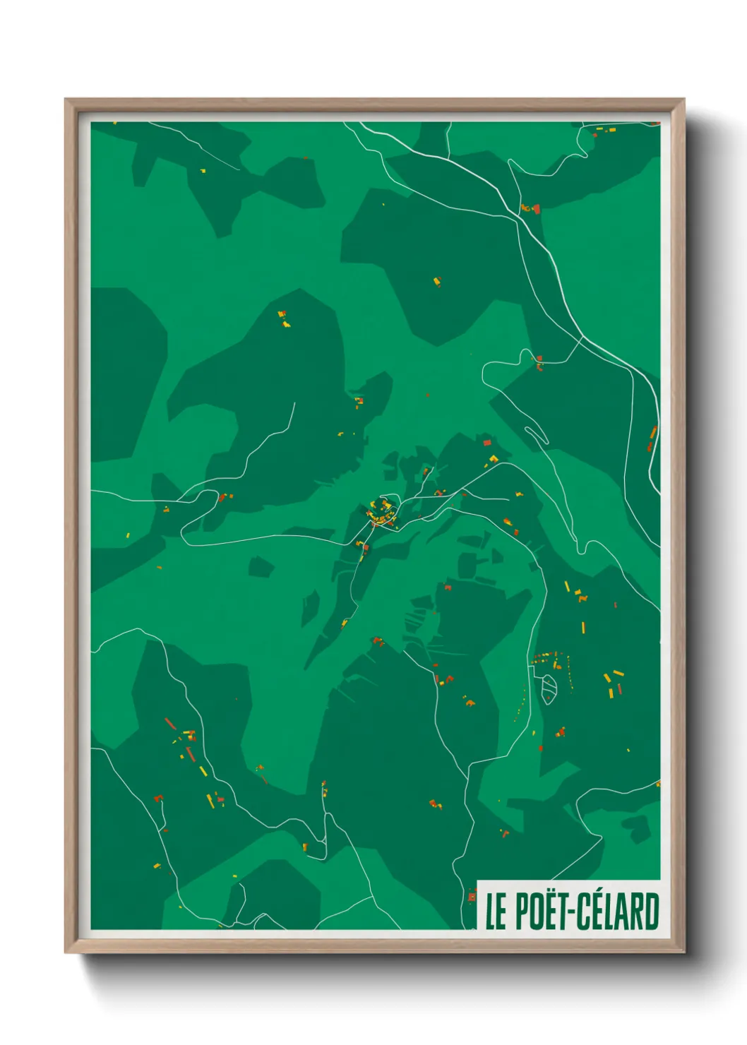 Un poster carteLe Poët-Célard