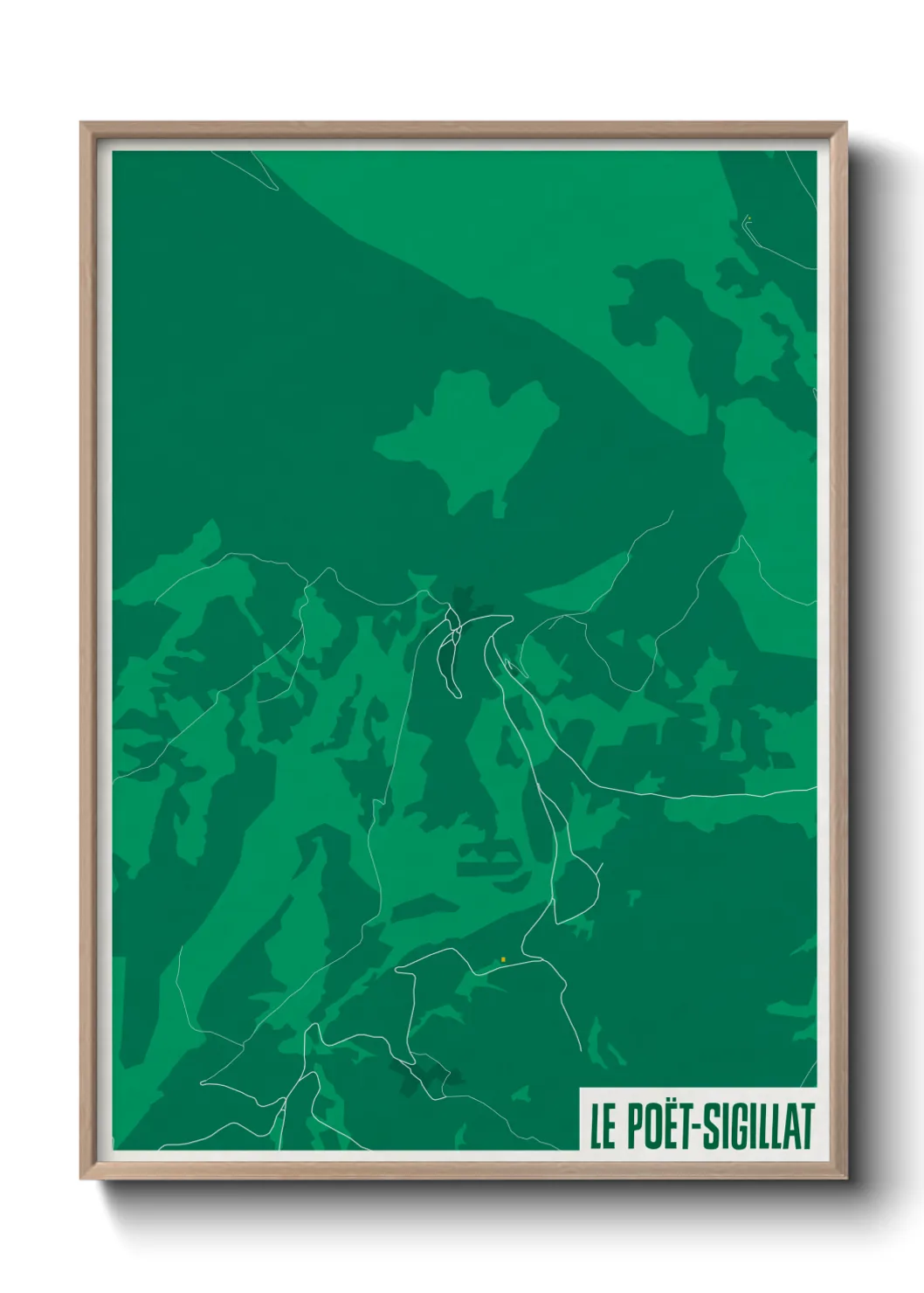 Un poster carteLe Poët-Sigillat