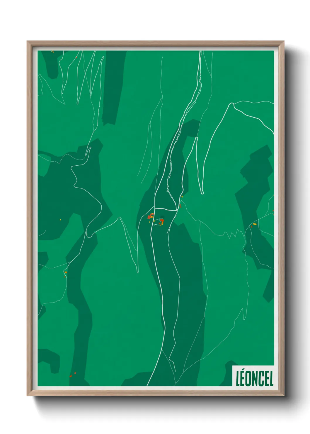 Un poster carteLéoncel