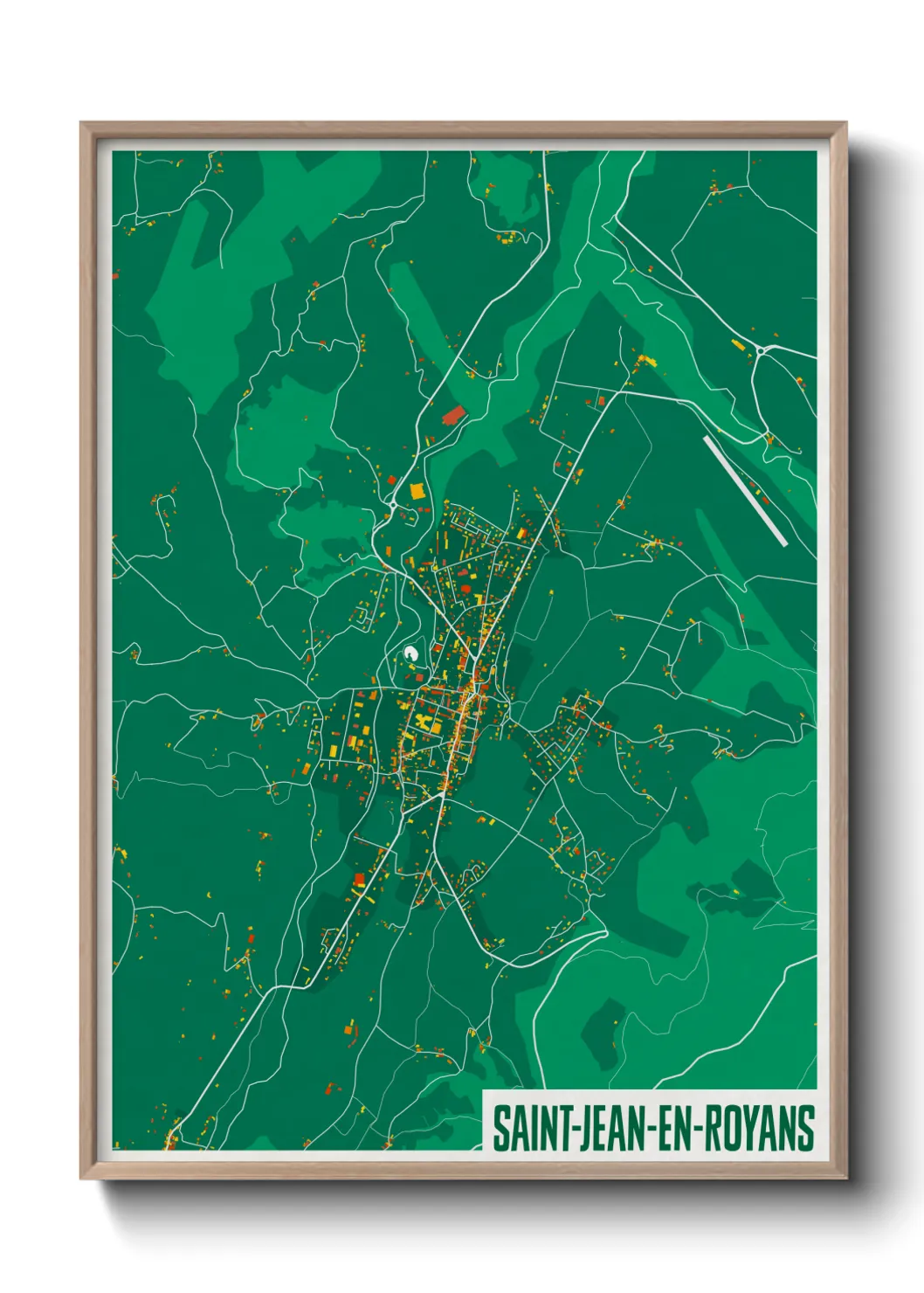 Un poster carteSaint-Jean-en-Royans