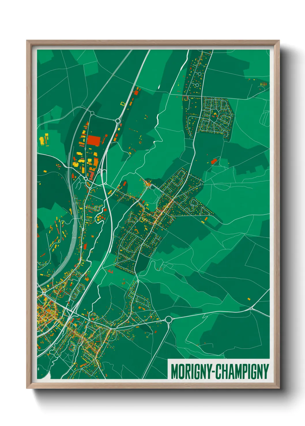 Un poster carteMorigny-Champigny