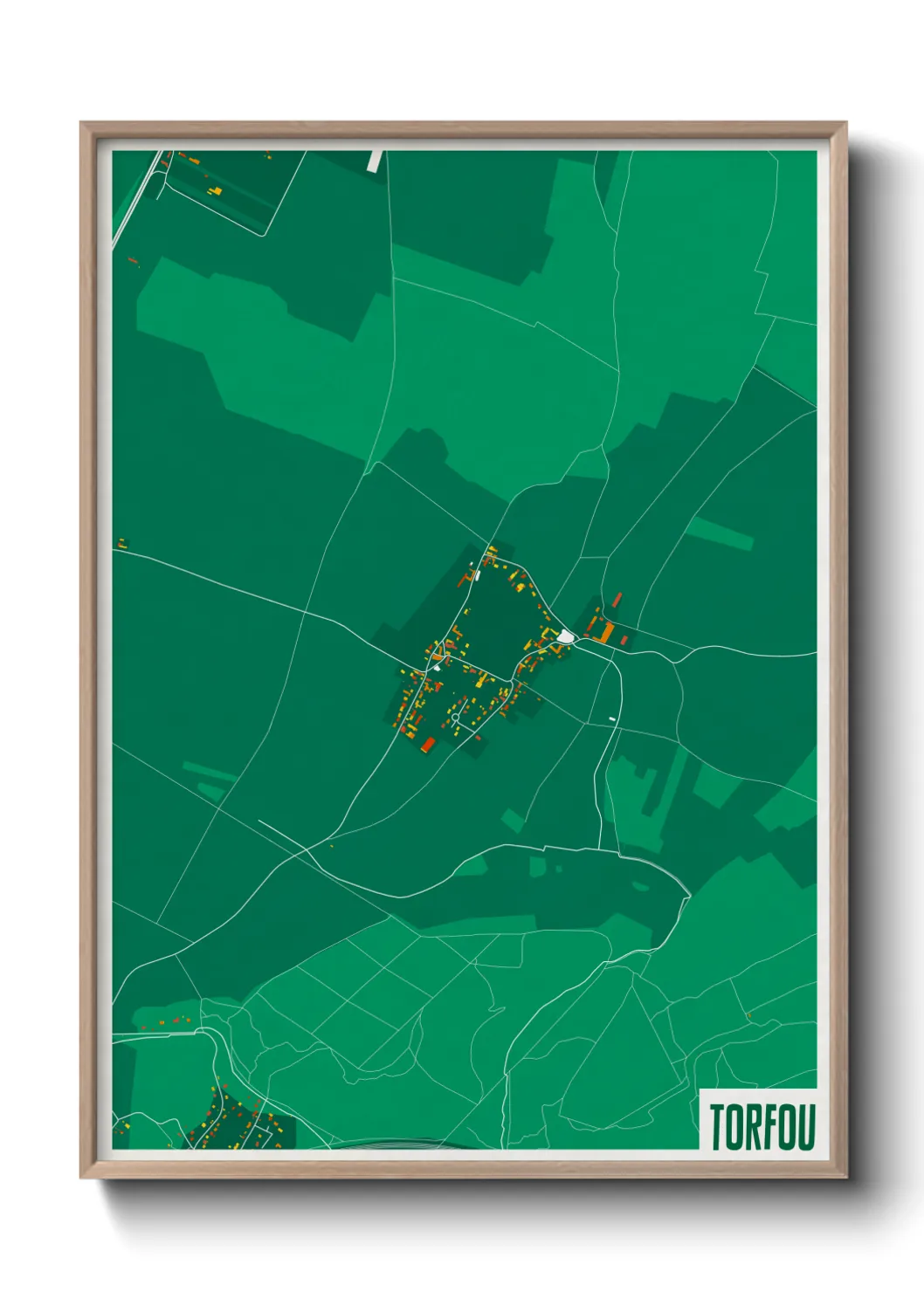 Une affiche de carte sur Torfou