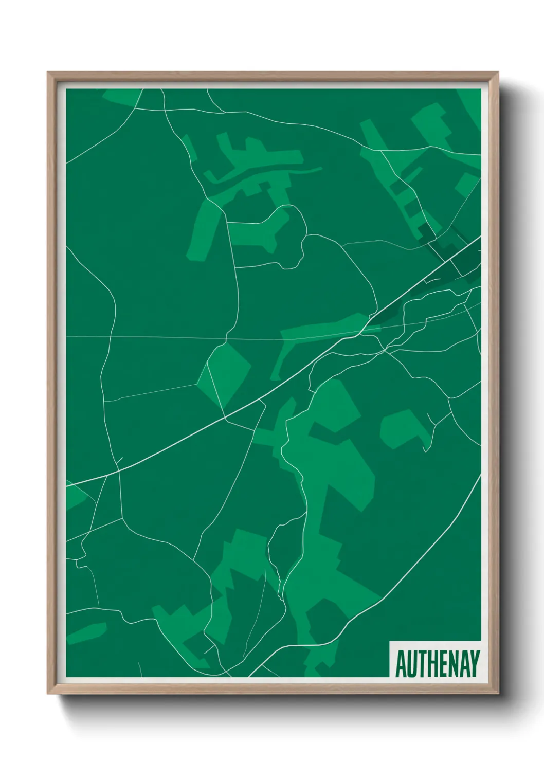 Un poster carteAuthenay