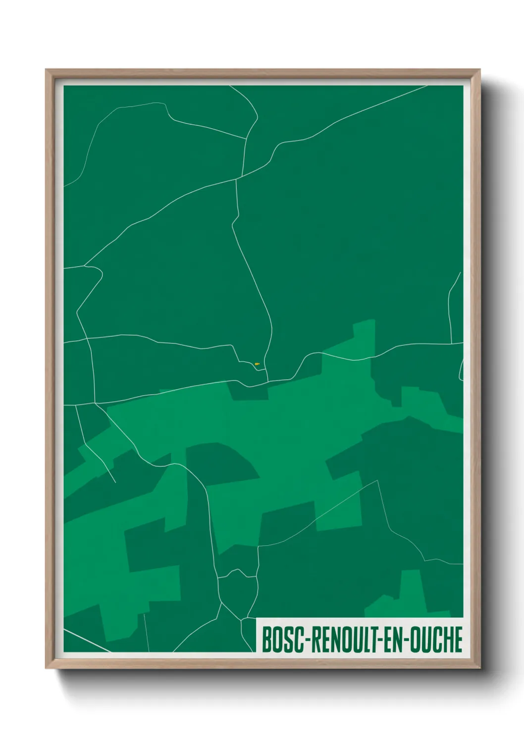 Un poster carteBosc-Renoult-en-Ouche