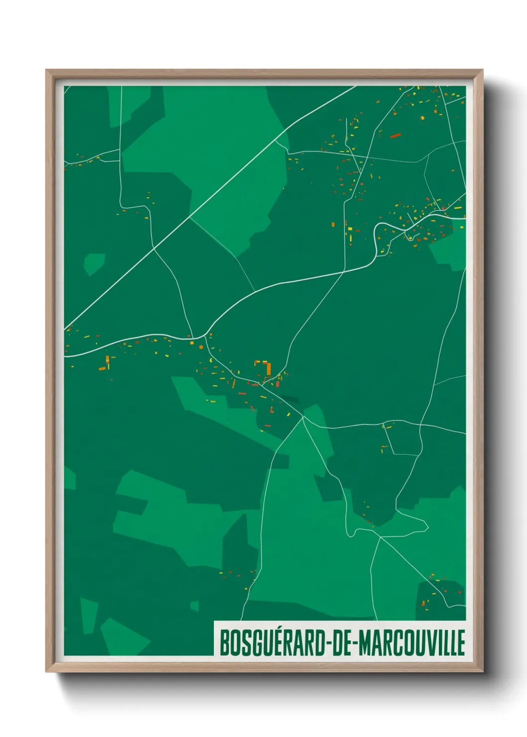 Un poster carteBosguérard-de-Marcouville