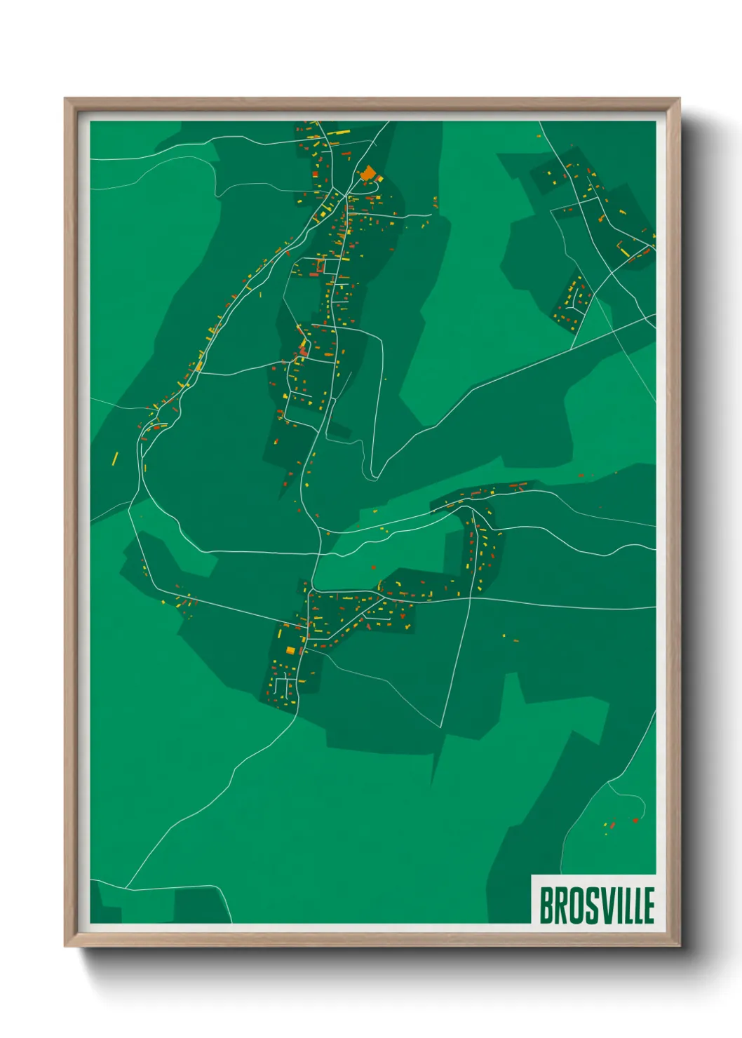 Un poster carteBrosville