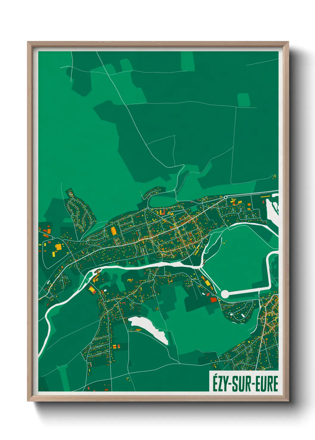 Un poster carteÉzy-sur-Eure