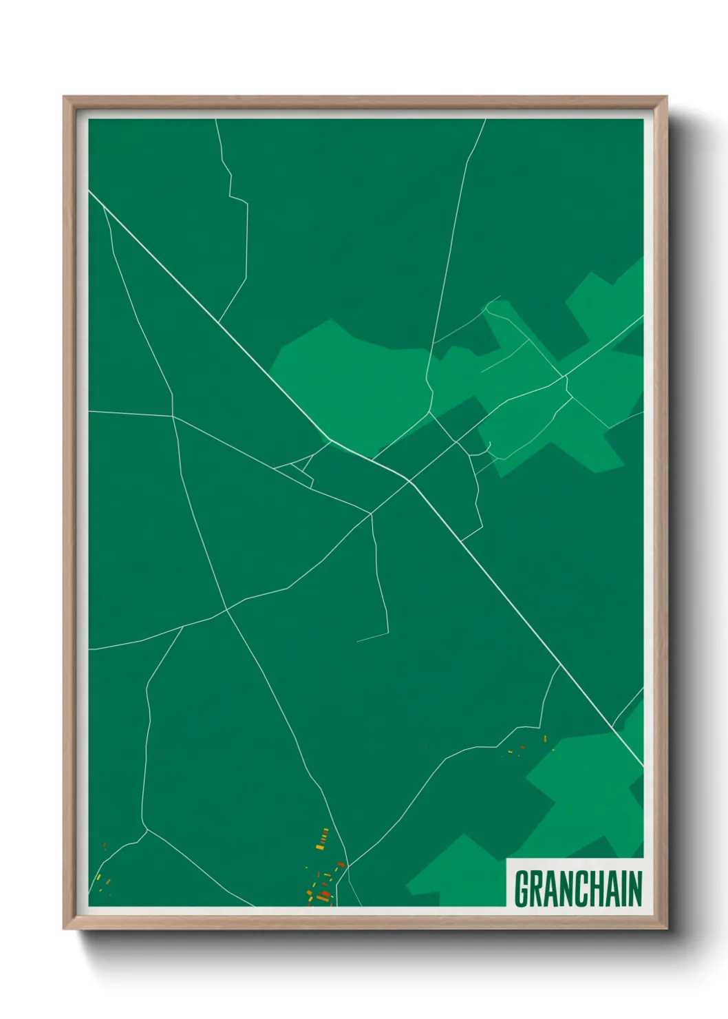 Une affiche de carte sur Granchain