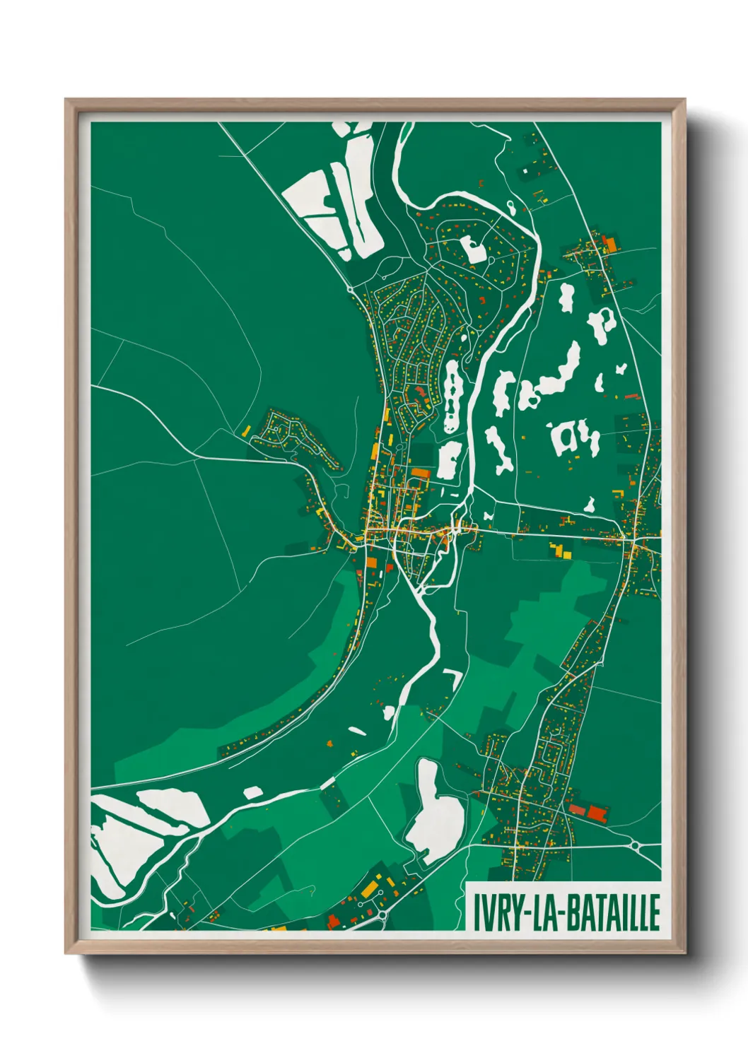 Un poster carteIvry-la-Bataille