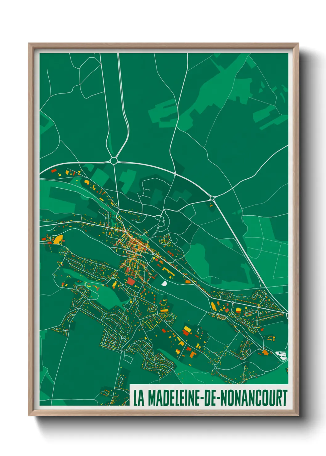 Un poster carteLa Madeleine-de-Nonancourt