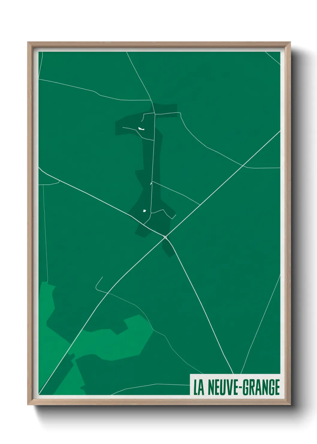 Un poster carteLa Neuve-Grange