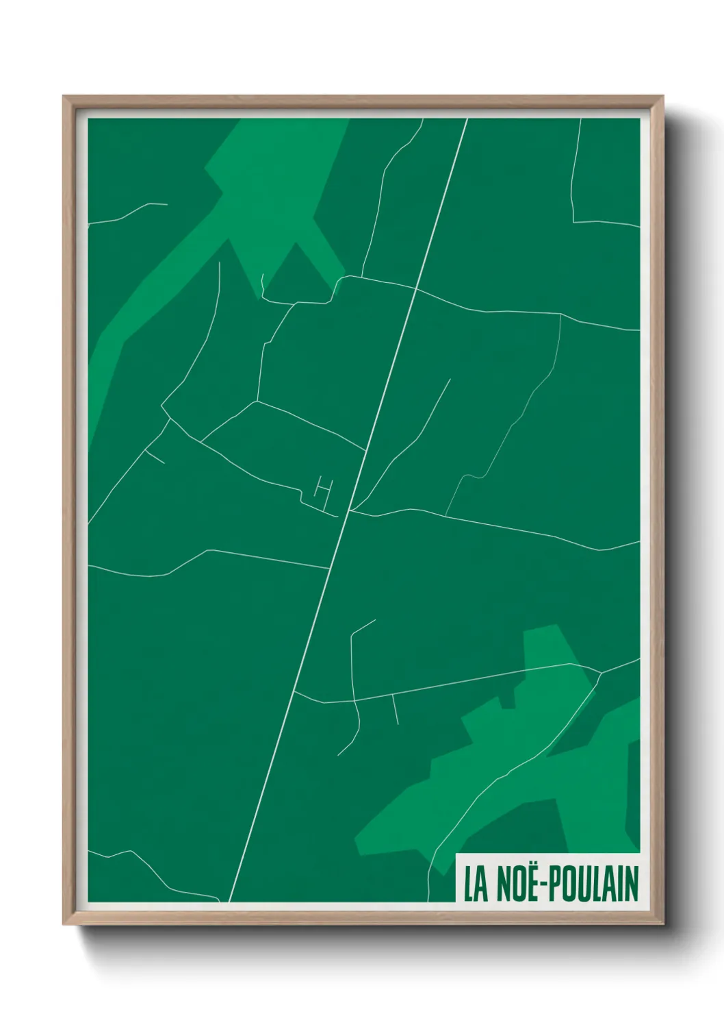 Un poster carteLa Noë-Poulain