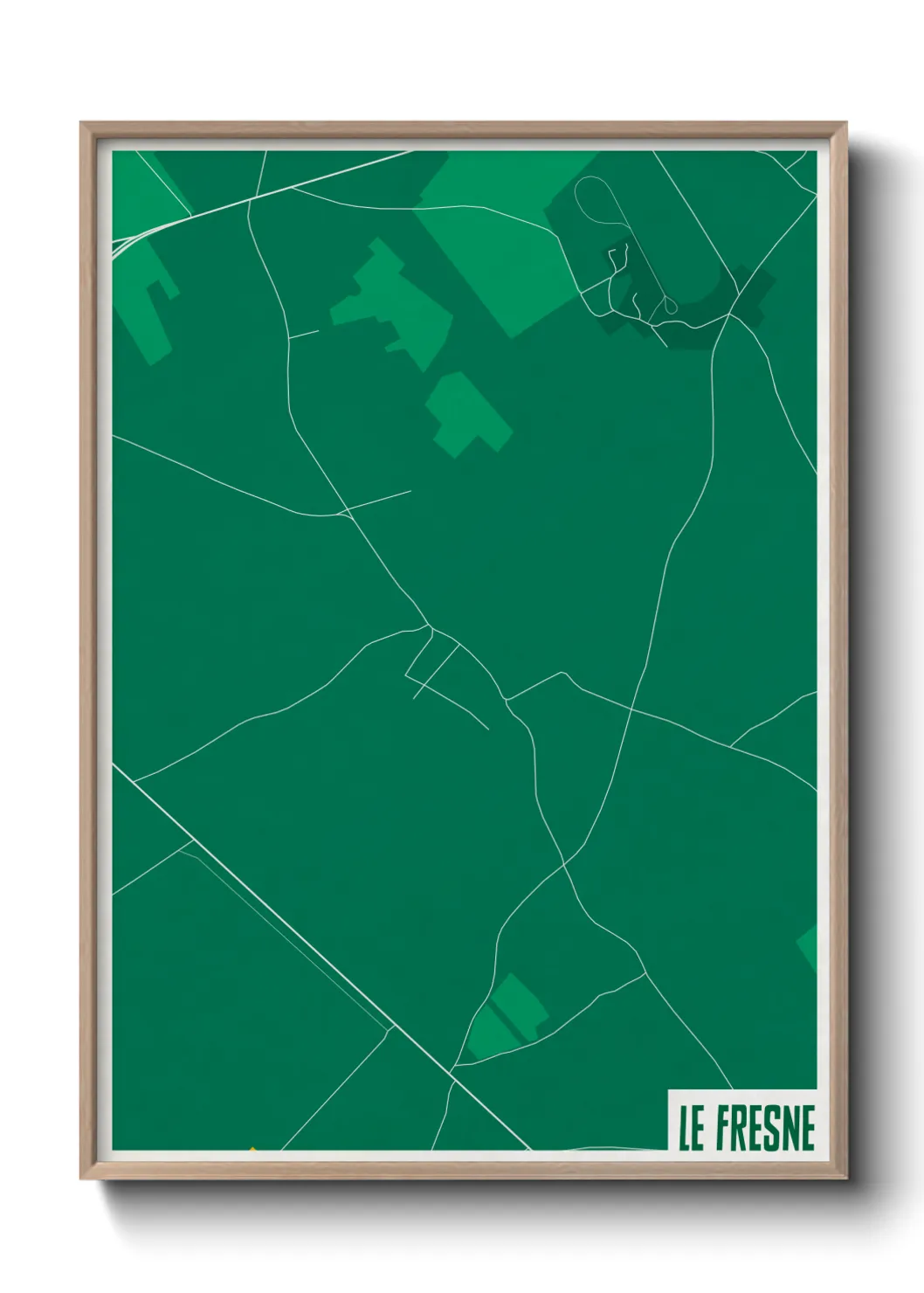 Un poster carteLe Fresne