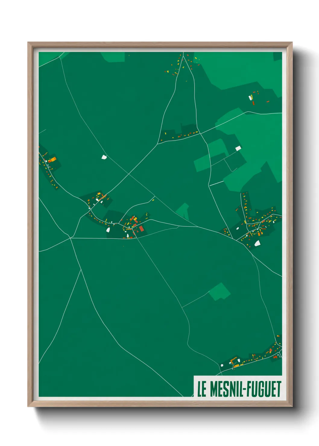 Un poster carteLe Mesnil-Fuguet