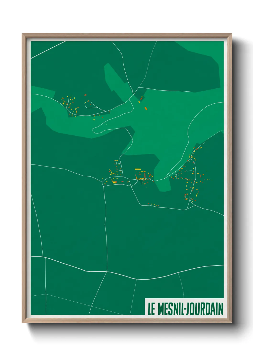 Un poster carteLe Mesnil-Jourdain