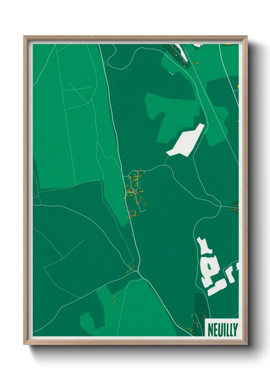 Un poster carteNeuilly