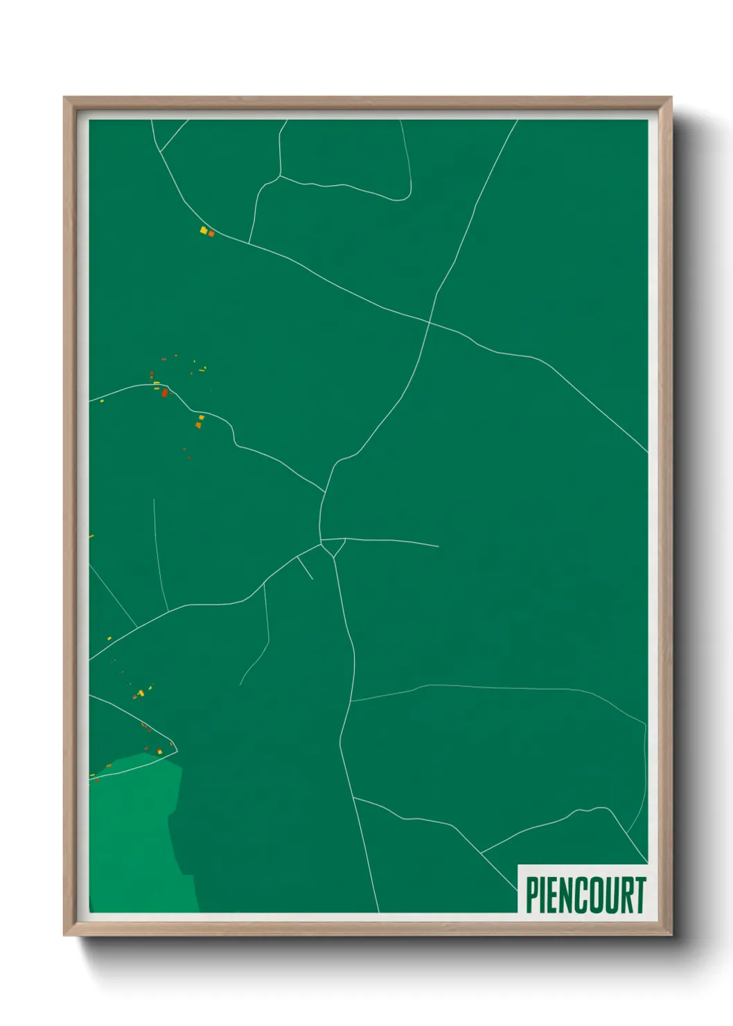 Un poster cartePiencourt