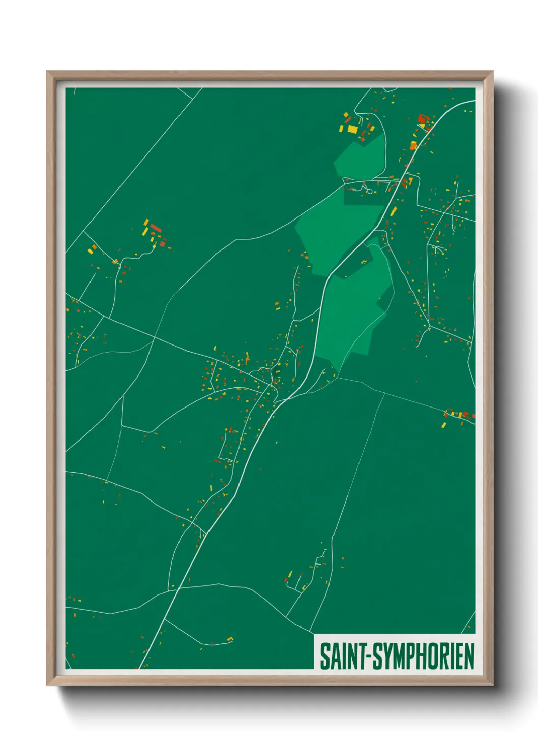 Un poster carteSaint-Symphorien