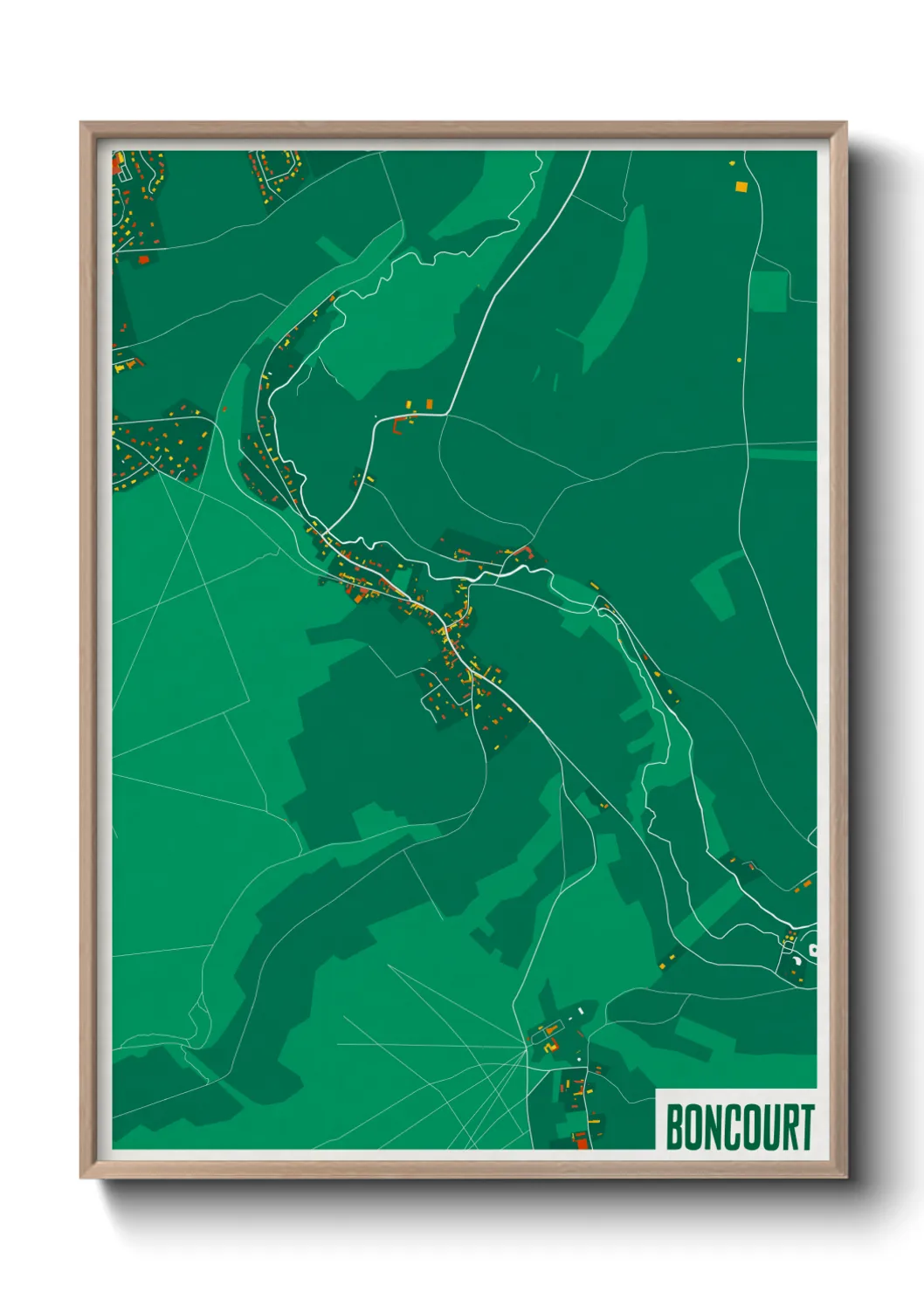 Un poster carteBoncourt