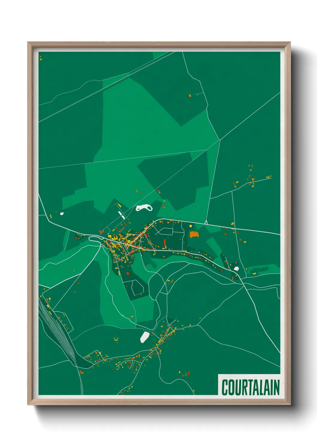 Un poster carteCourtalain