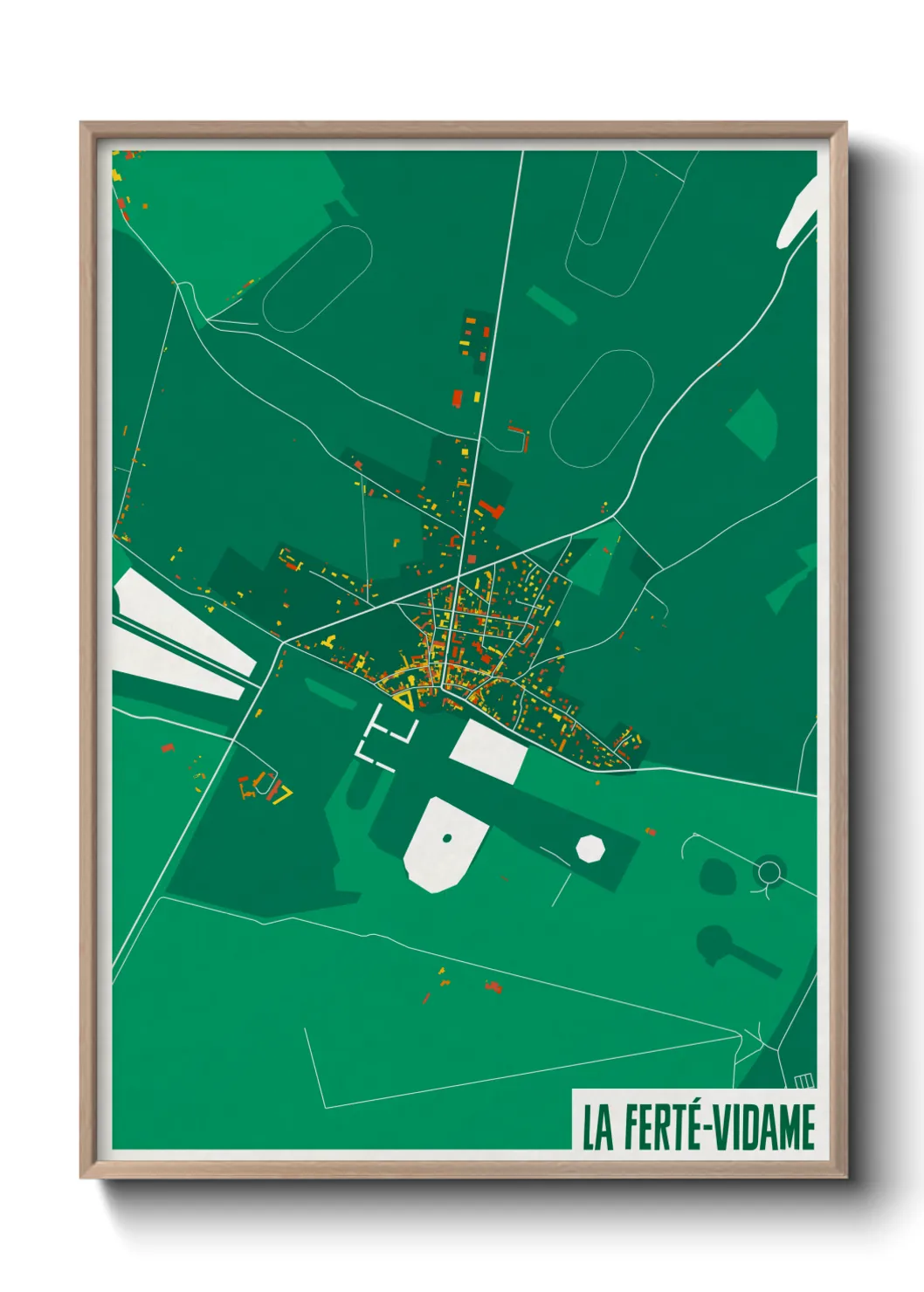 Un poster carteLa Ferté-Vidame