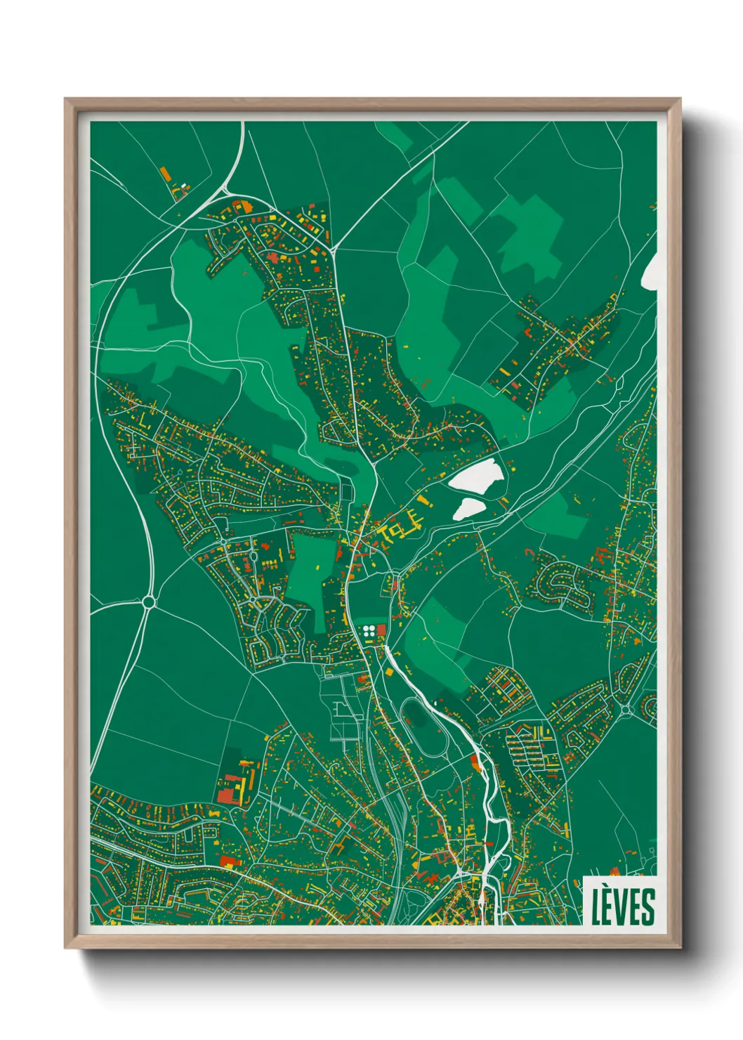 Un poster carteLèves