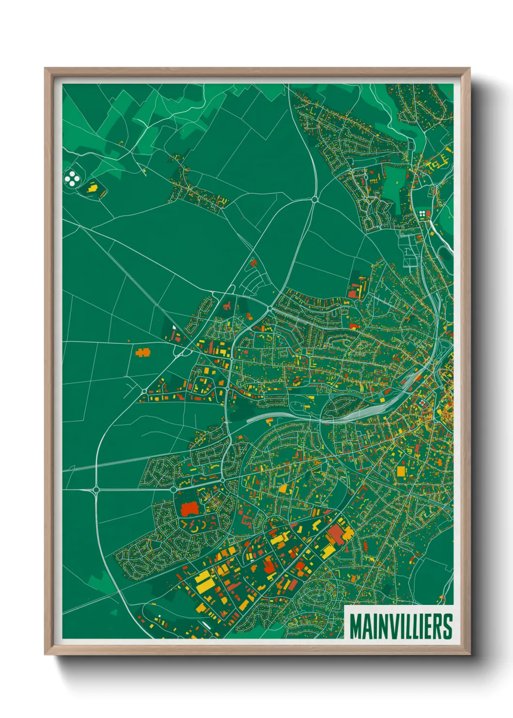 Un poster carteMainvilliers