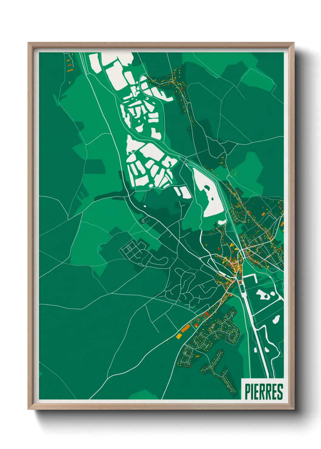 Un poster cartePierres