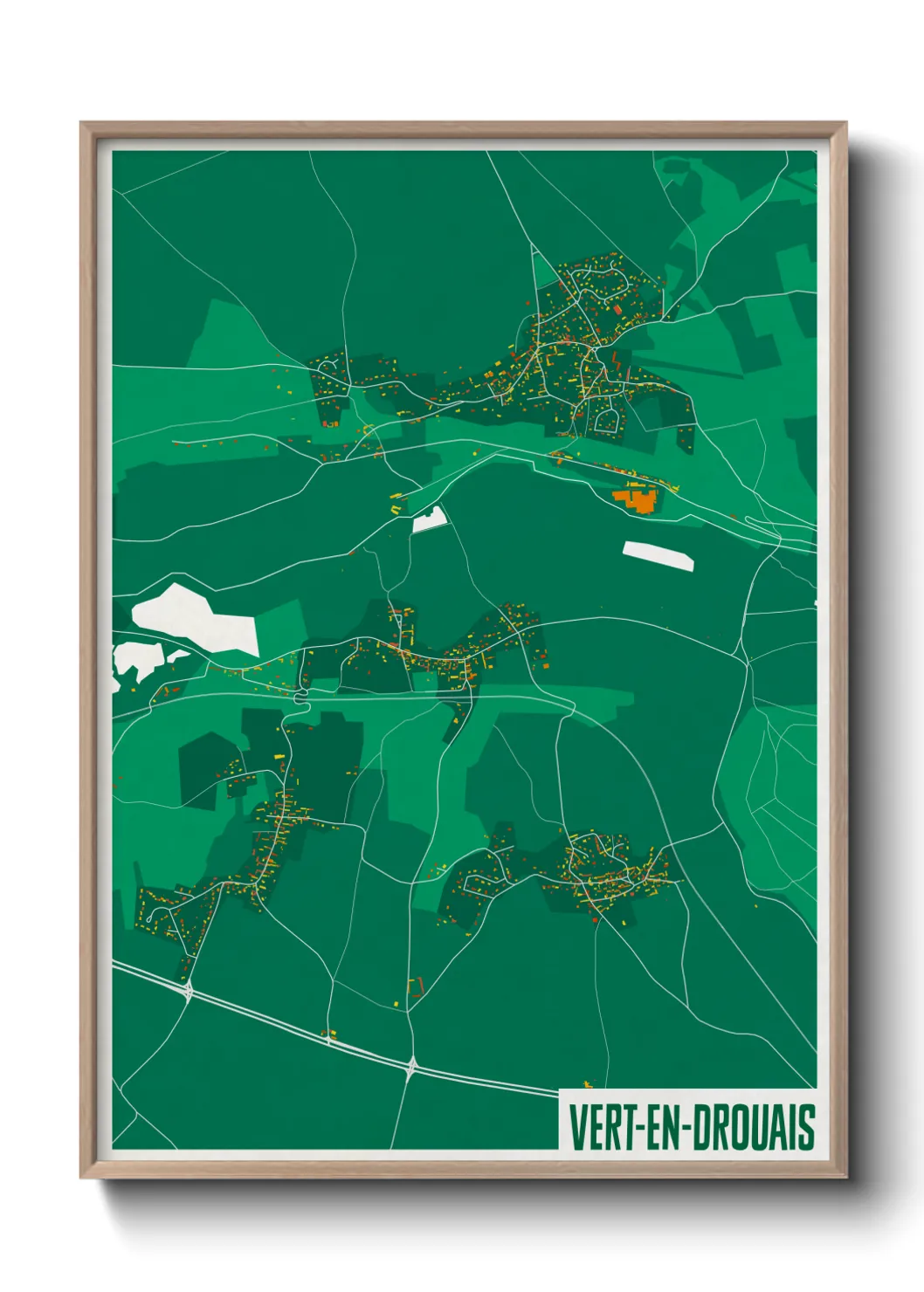 Un poster carteVert-en-Drouais