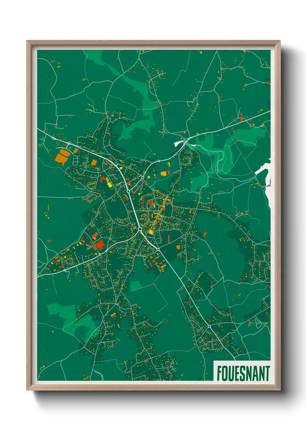 Un poster carteFouesnant